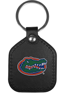 Florida Gators Leather Square Keychain - Black