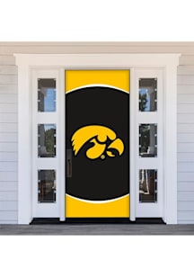 Black Iowa Hawkeyes 36&quot; x 80&quot; Banner