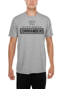 New Era Washington Commanders Ash Name Drop Short Sleeve T Shirt