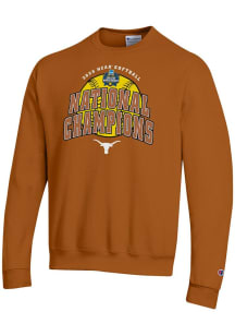 Champion Texas Longhorns Mens Burnt Orange 2025 Womens Softball National Champions Powerblend Long..