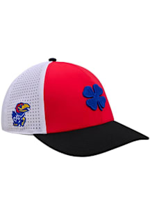 Black Clover Kansas Jayhawks Benchmark Adjustable Hat - Crimson