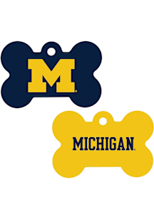Michigan Wolverines Aluminum Dog Tag Pet Accessory