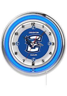 Creighton Bluejays 19in Neon Wall Clock