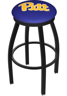 Black Pitt Panthers Black Pub Stool