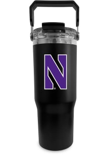 Black Northwestern Wildcats Bucket Stainless Steel Tumbler
