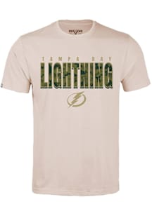 Levelwear Tampa Bay Lightning Tan Richmond Protect Short Sleeve T Shirt