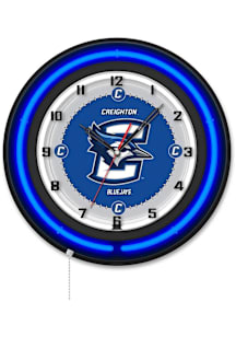 Creighton Bluejays 19in Neon Wall Clock