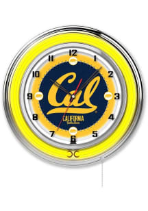 Cal Golden Bears 19in Neon Wall Clock