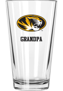 Missouri Tigers Grandpa 16 oz Pint Glass - White