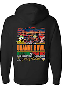 Something Inked Texas Tech Red Raiders Mens Black 2026 Orange Bowl Head to Head Stadium Long Sleev..