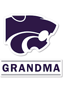 Purple K-State Wildcats 3 Inch Grandma Decal