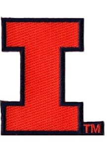 Jardine Orange Illinois Fighting Illini 3&quot; Primary Logo Patch