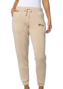 Womens Khaki Drexel Dragons Corded Crew Sweatshirt