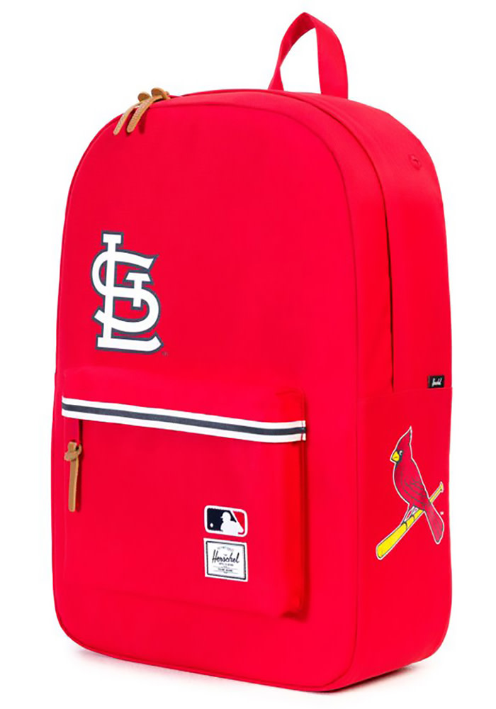 Mojo Black St Louis Cardinals Premium Wheeled Backpack