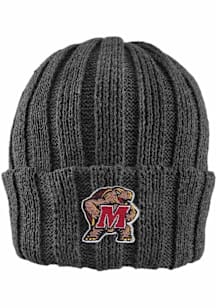 LogoFit Maryland Terrapins Charcoal Watchman Womens Knit Hat