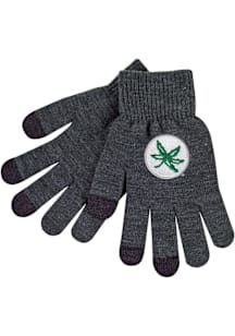 Ohio State Buckeyes LogoFit iText Mens Gloves - Dark Grey