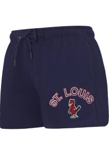 Pro Standard St Louis Cardinals Womens Navy Blue Classic Shorts