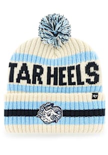 47 North Carolina Tar Heels Natural Bering Cuff Mens Knit Hat