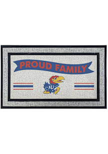 Kansas Jayhawks Proud Family 18x30 Door Mat