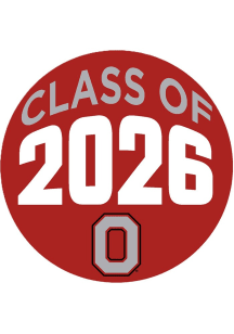 Red Ohio State Buckeyes 3&quot; Class of 2026 Button