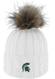 LogoFit Michigan State Spartans White Alps Womens Knit Hat