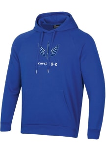 Under Armour St Louis Battlehawks Mens Blue Rival Long Sleeve Hoodie