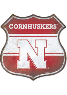 Nebraska Cornhuskers Metal Route Sign -