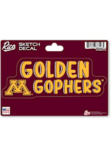 Minnesota Golden Gophers  Auto Decal -