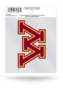 Minnesota Golden Gophers  Auto Static Cling Decal -