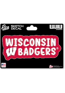 Wisconsin Badgers  Auto Decal -