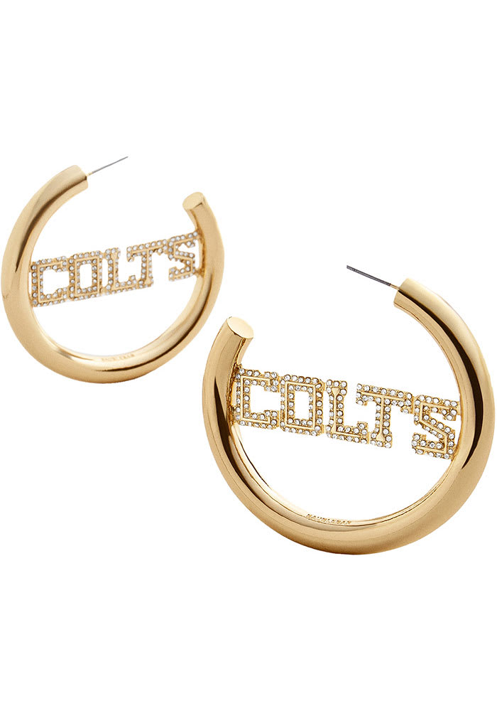 Indianapolis Colts BaubleBar Hoop Womens Earrings