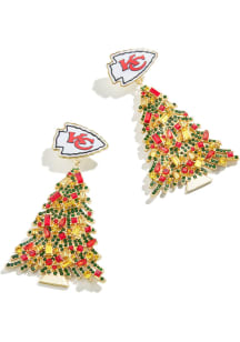 Kansas City Chiefs Holiday Womens Earrings