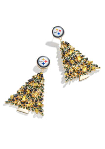 Pittsburgh Steelers Holiday Womens Earrings