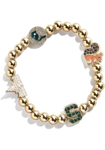 Michigan State Spartans BaubleBar Mixed Icon Pisa Womens Bracelet - Green