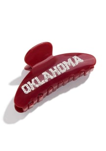 Oklahoma Sooners Claw Clip Womens Hair Scrunchie