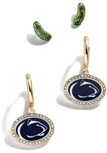 Set of 2 Penn State Nittany Lions Womens Earrings - Blue