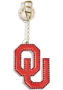 Oklahoma Sooners Logo Keychain - Crimson
