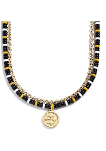 BaubleBar Pittsburgh Steelers Beaded Womens Necklace