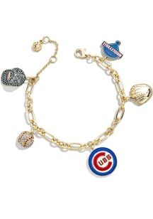 BaubleBar Chicago Cubs Charm Womens Bracelet