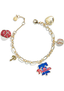BaubleBar Philadelphia Phillies Charm Womens Bracelet