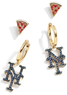 New York Mets Set of 2 Womens Earrings