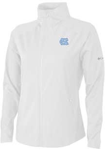 Columbia North Carolina Tar Heels Womens White Fairway Friends Light Weight Jacket
