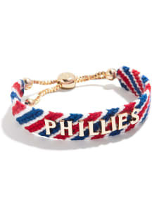BaubleBar Philadelphia Phillies Woven Friendship Womens Bracelet