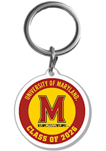 Maryland Terrapins 2026 Acrylic Keychain - Red
