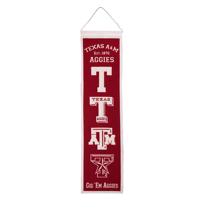 Texas A&M Aggies 8x32 Heritage Banner