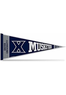 Xavier Musketeers Rally Standard 12x30 Pennant - Navy Blue