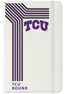 TCU Horned Frogs School Bound team logo Notebook and Folder - White