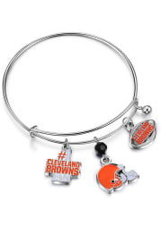 Cleveland Browns Charm Womens Bracelet