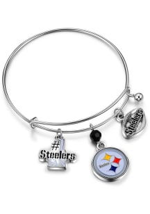 Pittsburgh Steelers Charm Womens Bracelet
