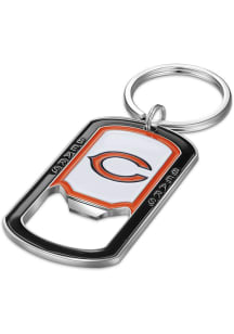Chicago Bears Stainless Steel Bottle Opener Keychain